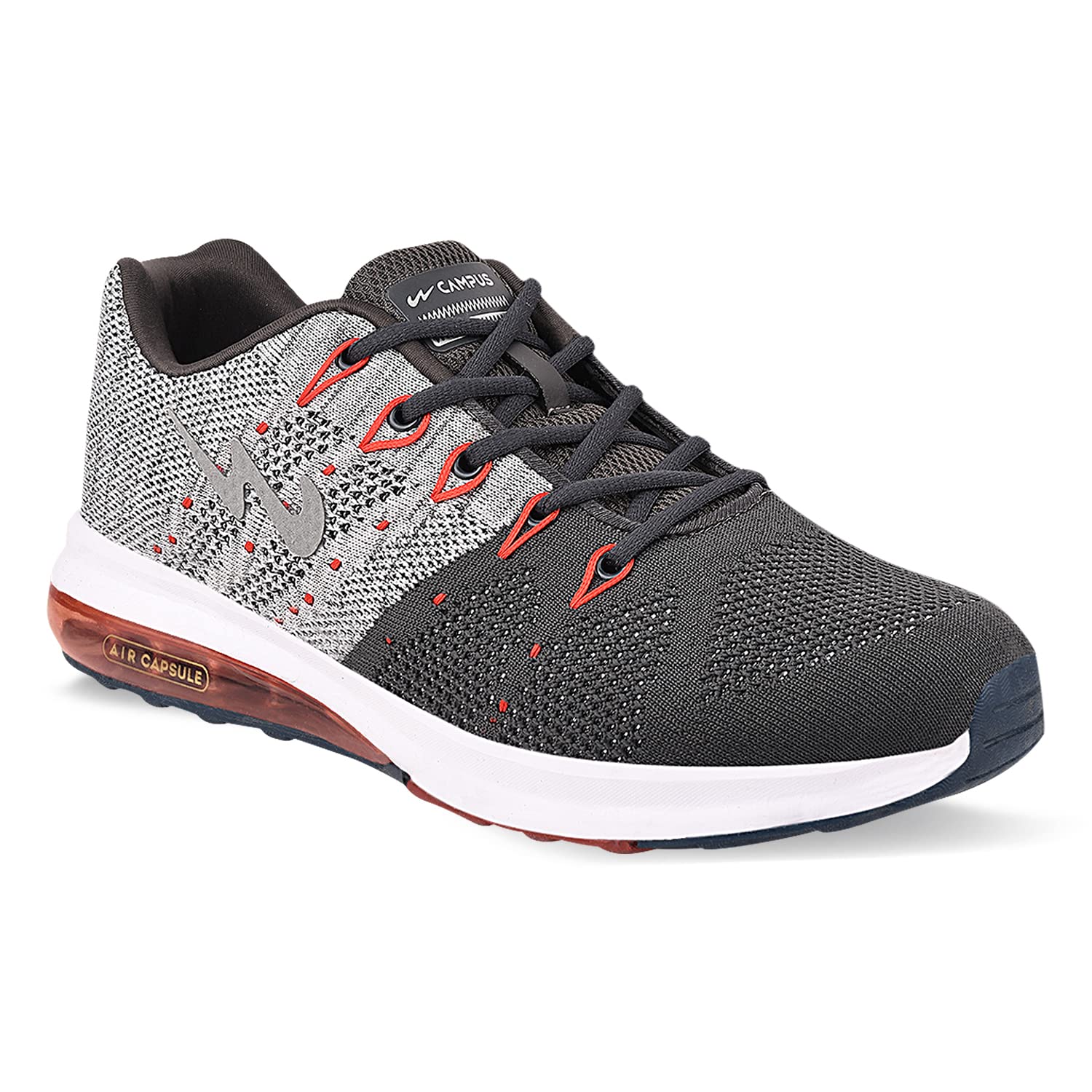 Campus Mens Peris L.Gry/D.Gry/RED Running Shoes - 10UK/India 5G-633 (B0CPPY5LQJ) Amazon Price History, Amazon Price Tracker