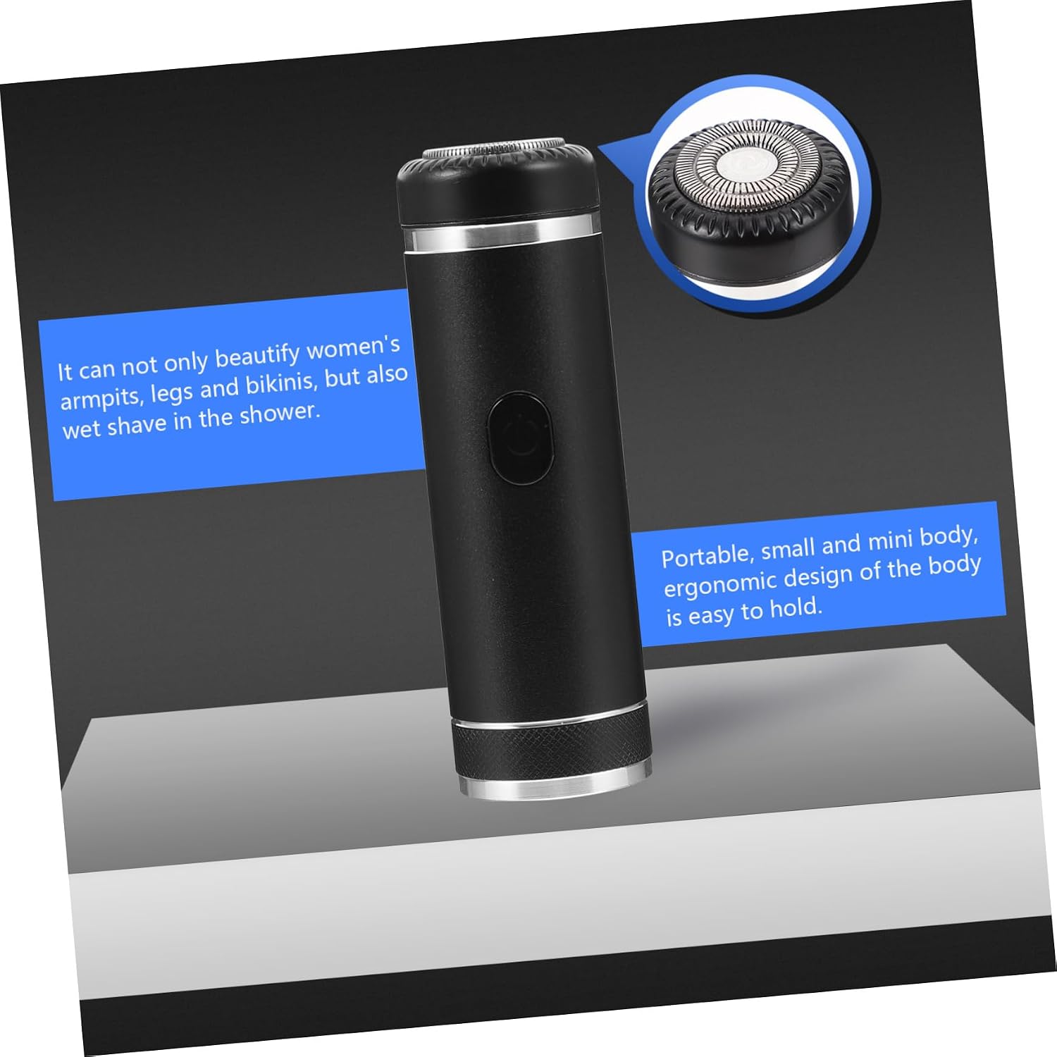 LIFKOME Rechargeable Electric Shaver for Men Women Portable Razor with Wet Dry Use Lightweight Design for Travel Easy to Clean Material for Smooth Shaving