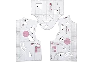 YICBOR 1:1 Fashion Design Ruler for Women's Blouse