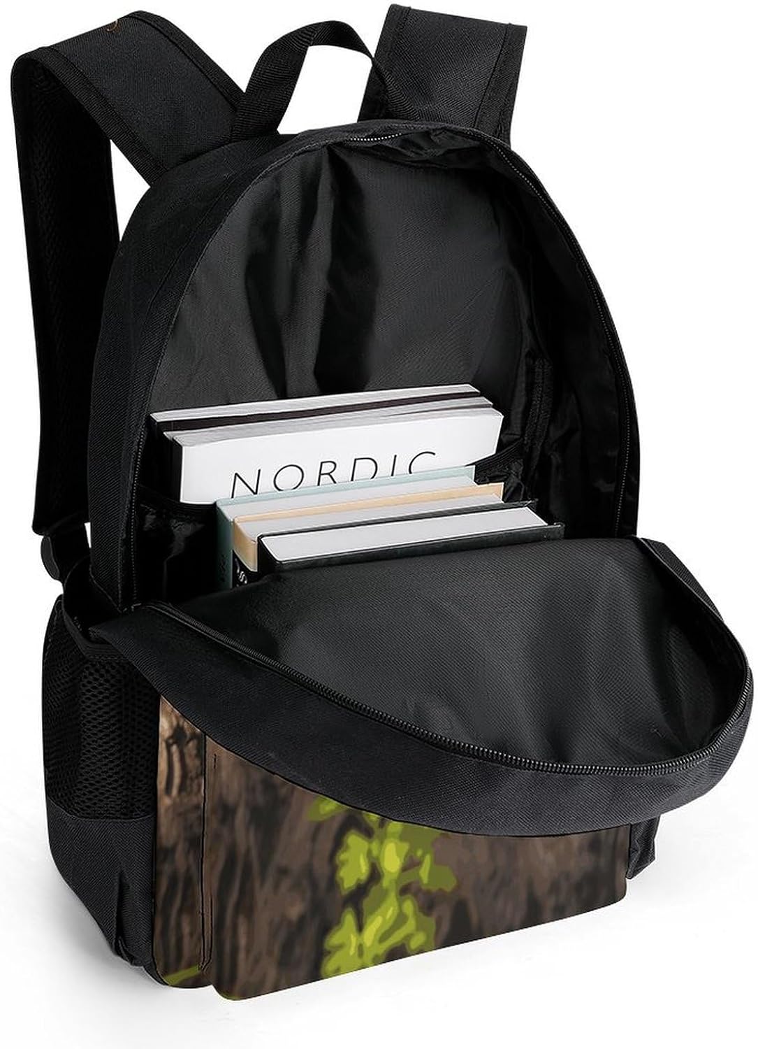 Tree Hole Yorkie Backpack Daypack Travel Backpack | Lightweight Casual Laptop Backpack for Women Men Aesthetic Travel Bag for Weekender Business Hiking Outdoor