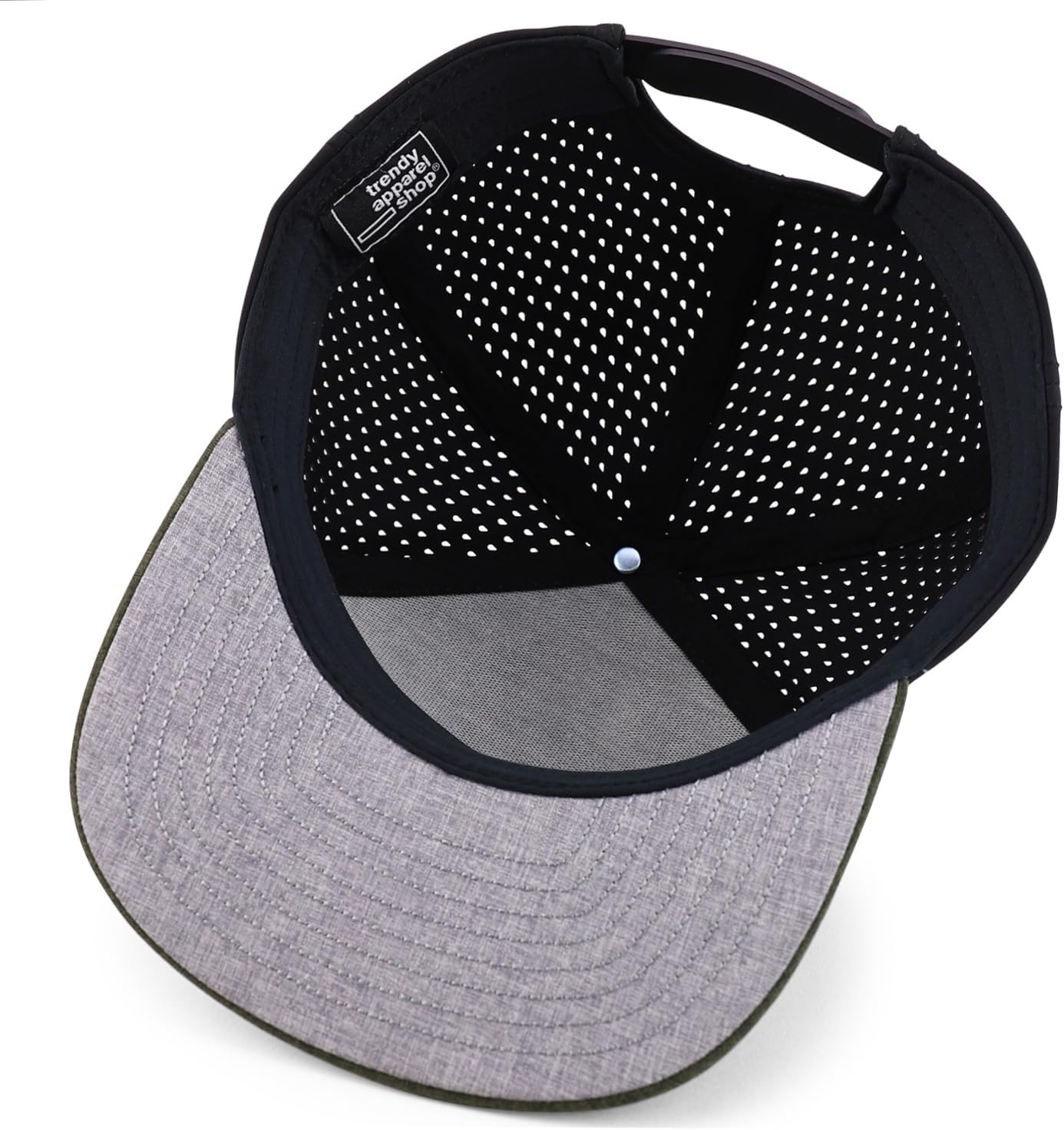 Trendy Apparel Shop Oversize XXL 6 Panel Camper Style Performance Snapback Cap