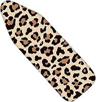Vista 1 de Funda para tabla de planchar con estampado de leopardo Nuxovilar, 15 x 54 pulgadas, se adapta a la mayoría de las tablas estándar, accesorio