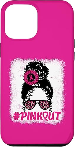 Funda para iPhone 12 Pro Max Moño desordenado Rosa Lazo Rosa