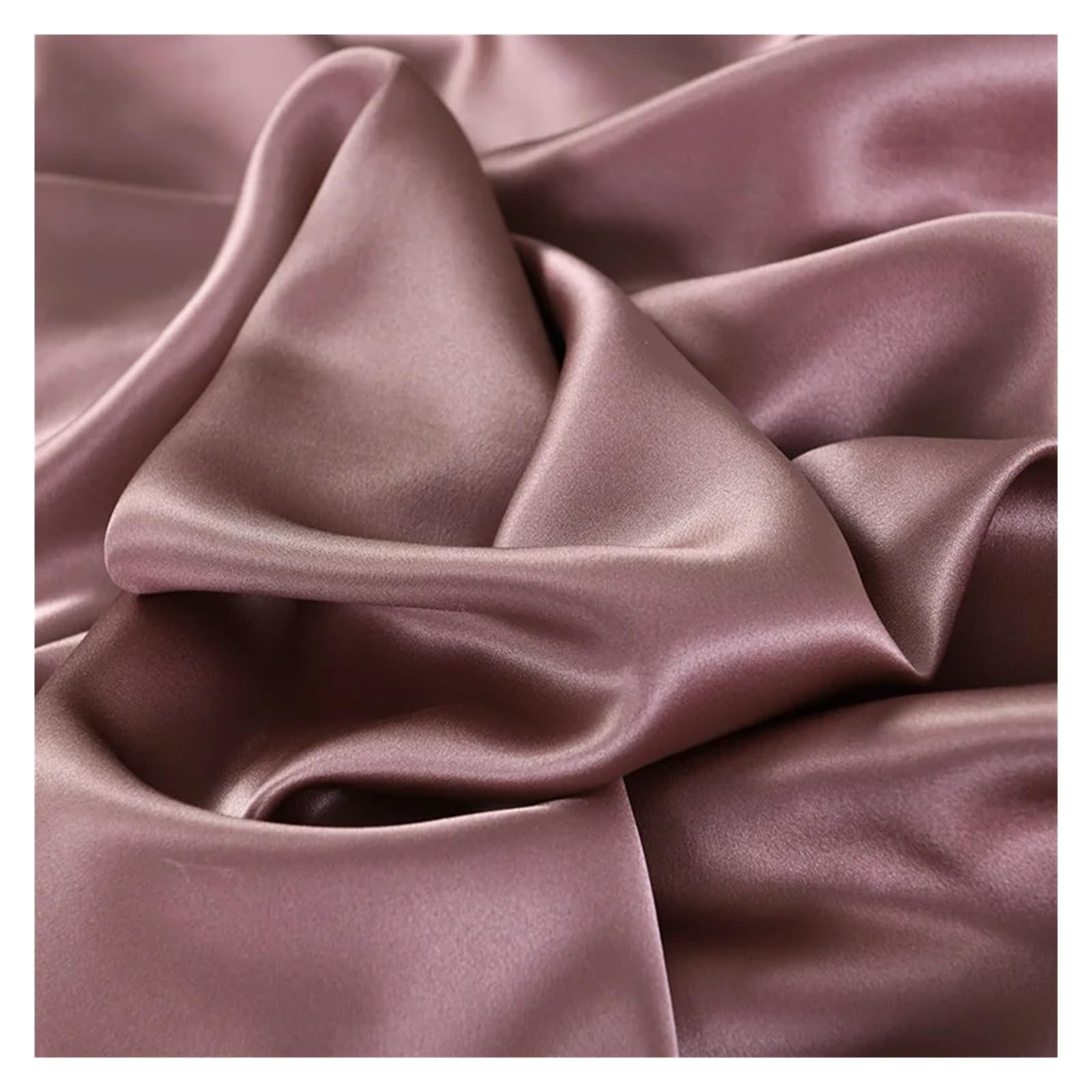 Tessuto in seta di gelso, 22 mm, larghezza 114 cm, tinta unita, super liscio, for abiti da sposa fai te, biancheria letto Per Sartoria, Artigianato e Cucito