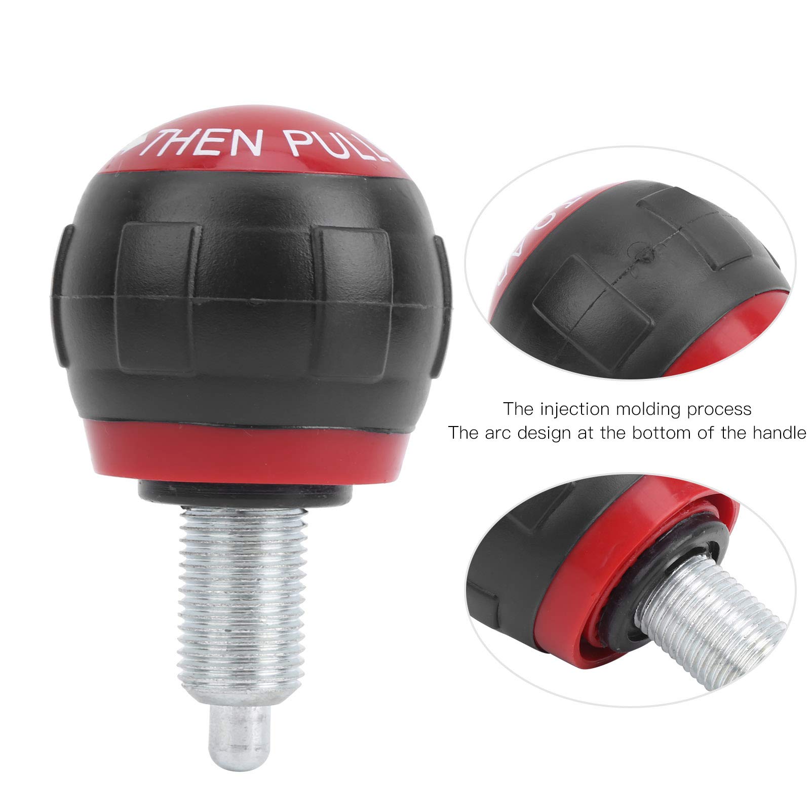 Pull Pin Spring Pins 5 stks 50x45mm M16 Fitness Pop Pull Pin Knop Release Synthetisch Kartonnen Handvat oefening Spare Accessoire(geel