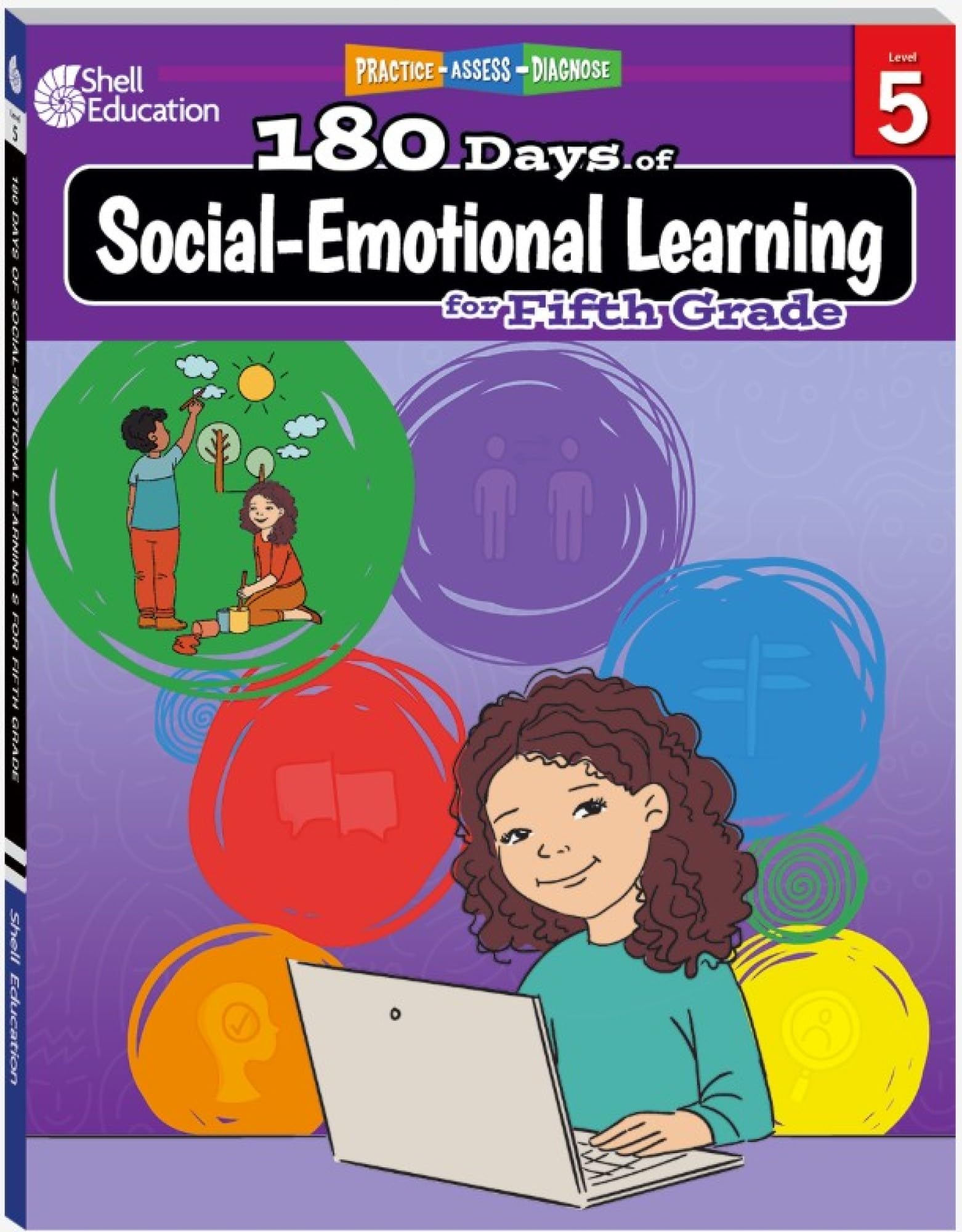 View 1 of 180 Days™: Social-Emotional Learning Workbook for 5th Grade Ages 10–11 | Emotional Regulation, Self-Management, Responsible Decision-Making, Mindfulness for School or Home