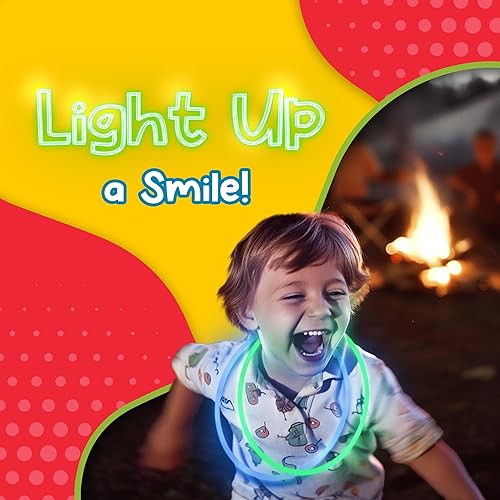 Miniatura 3 de Windy City Novelties Collares Glow Stick de 22" - Paquete de 50