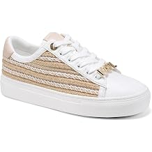 Karl Lagerfeld Womens Cate Lace Up Sneaker with Espadrille Detail