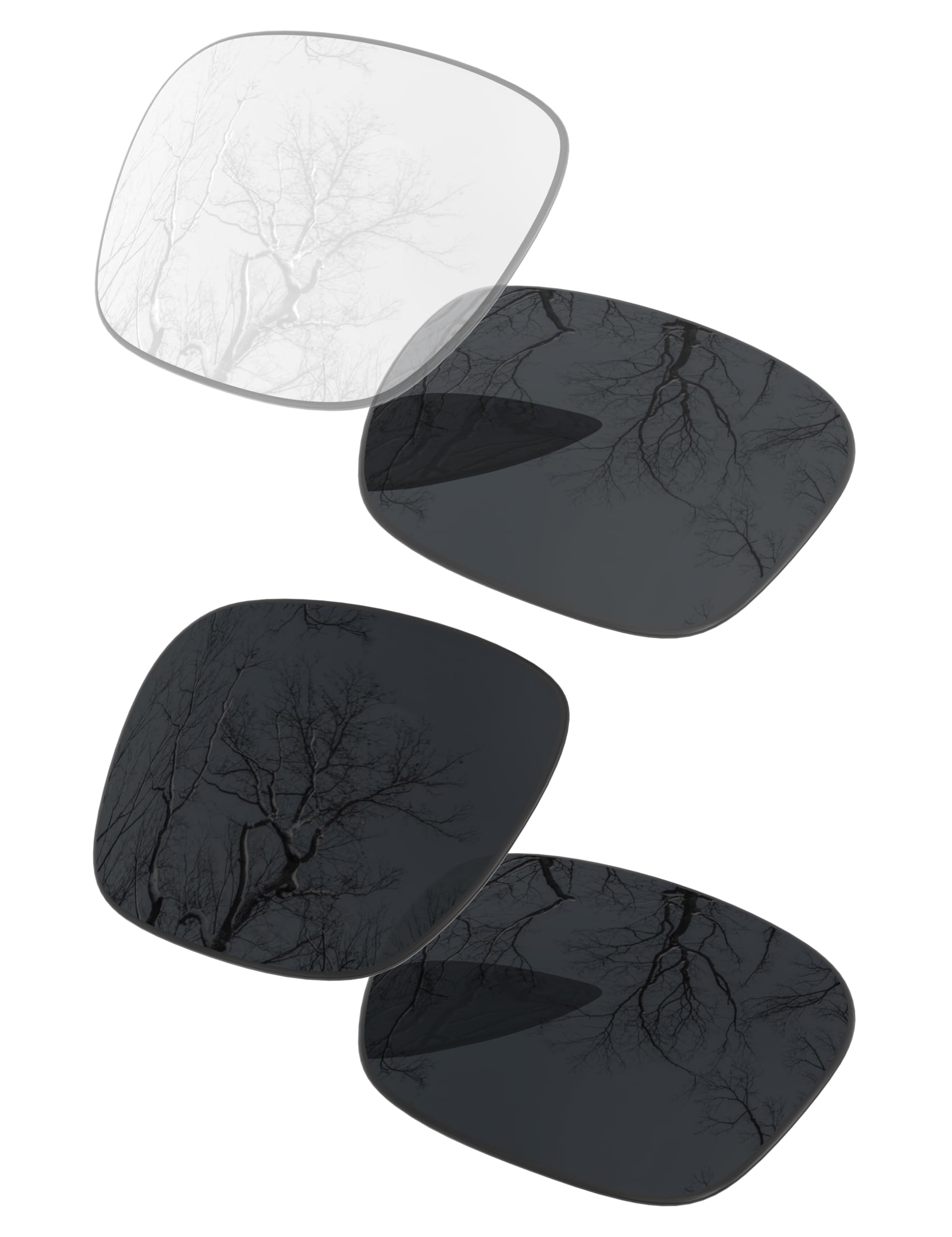 ToughAsNails Set of 2 Polarized Replacement Lenses for Oakley Fuel Cell OO9096 Pack