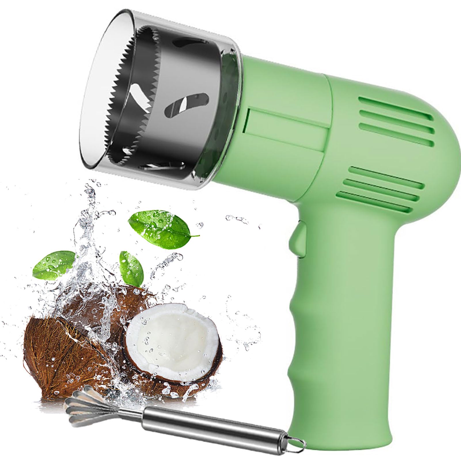 Ouvre-Noix de Coco Automatique Premium, Outil Électrique Haute Précision