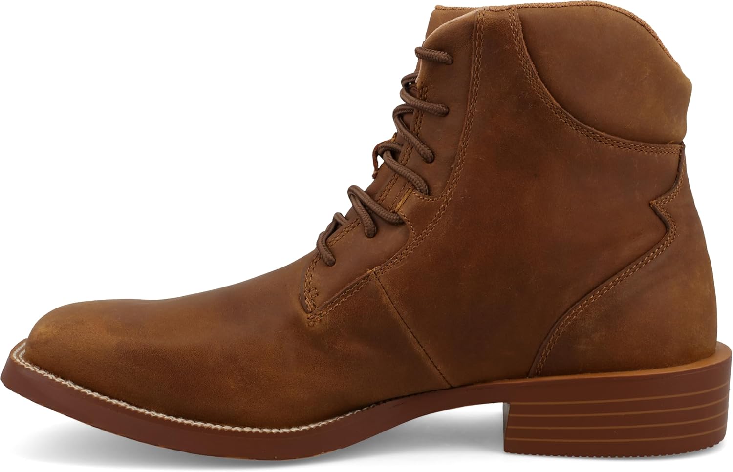 Twisted X Men's 4" Wedge Sole Boot, Moc Toe