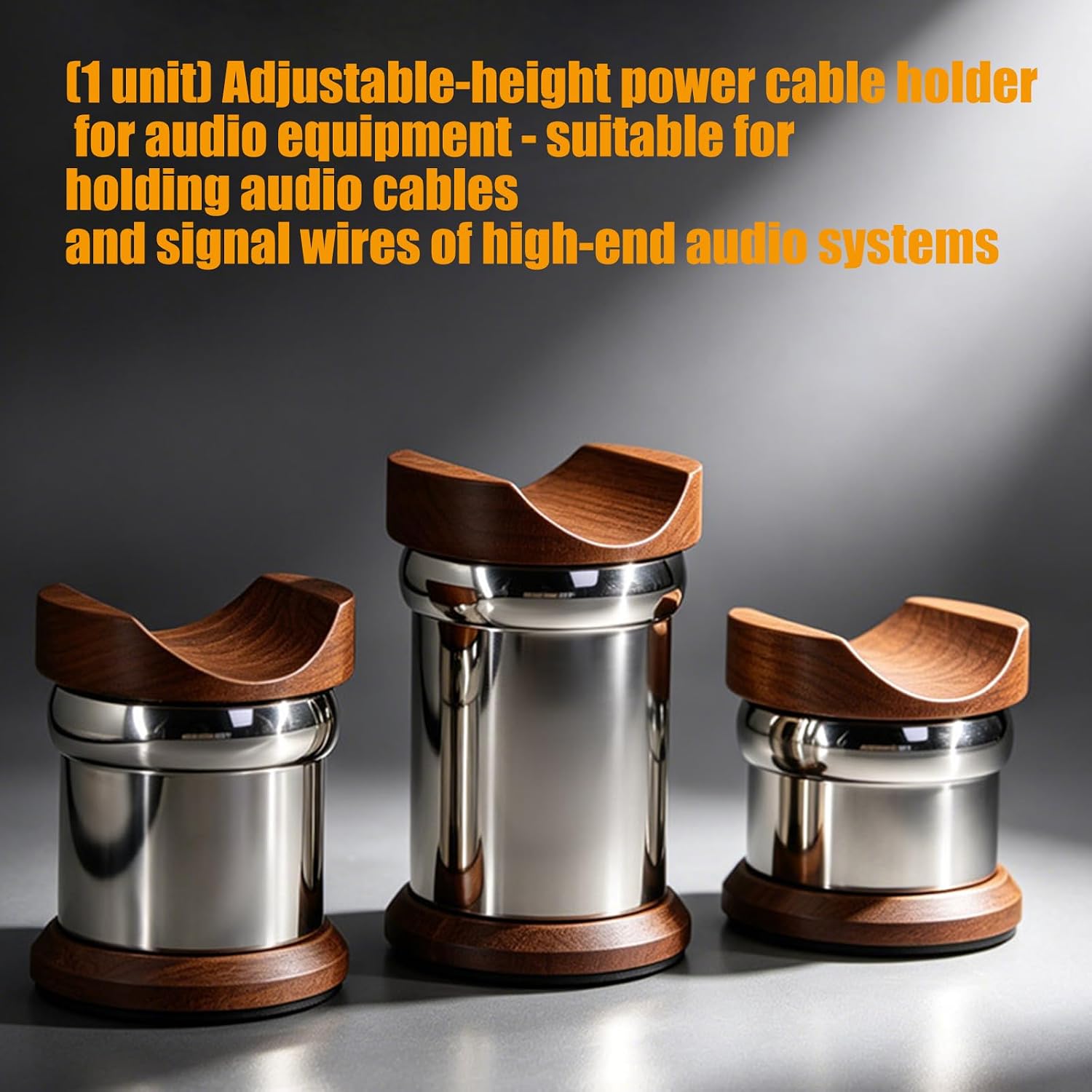 Cable Routing Supports Pedestal for Stereo Setups Desktop, 50mm