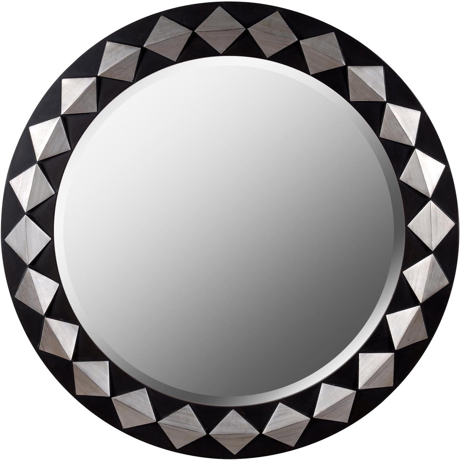 Siam Circus Diamond Framed Round Wall Mirror Amazon.ca Everything Else