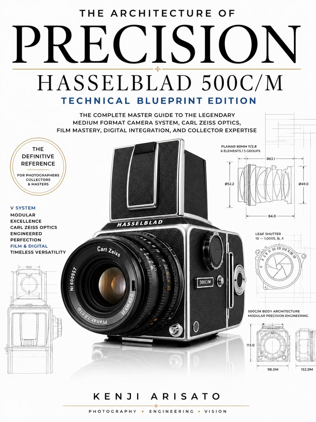 Guide Hasselblad 500CM blueprint par Kenji Arisato livre photo
