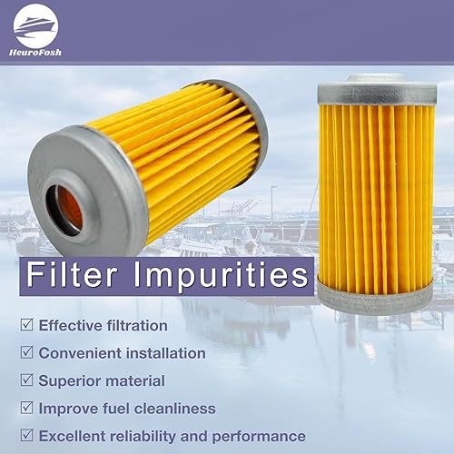 Miniatura 5 de 104500-57710 Elemento de filtro de combustible para Yanmar GM YM HM QM Series 2PCS 104550-55710 Sierra 18-79960