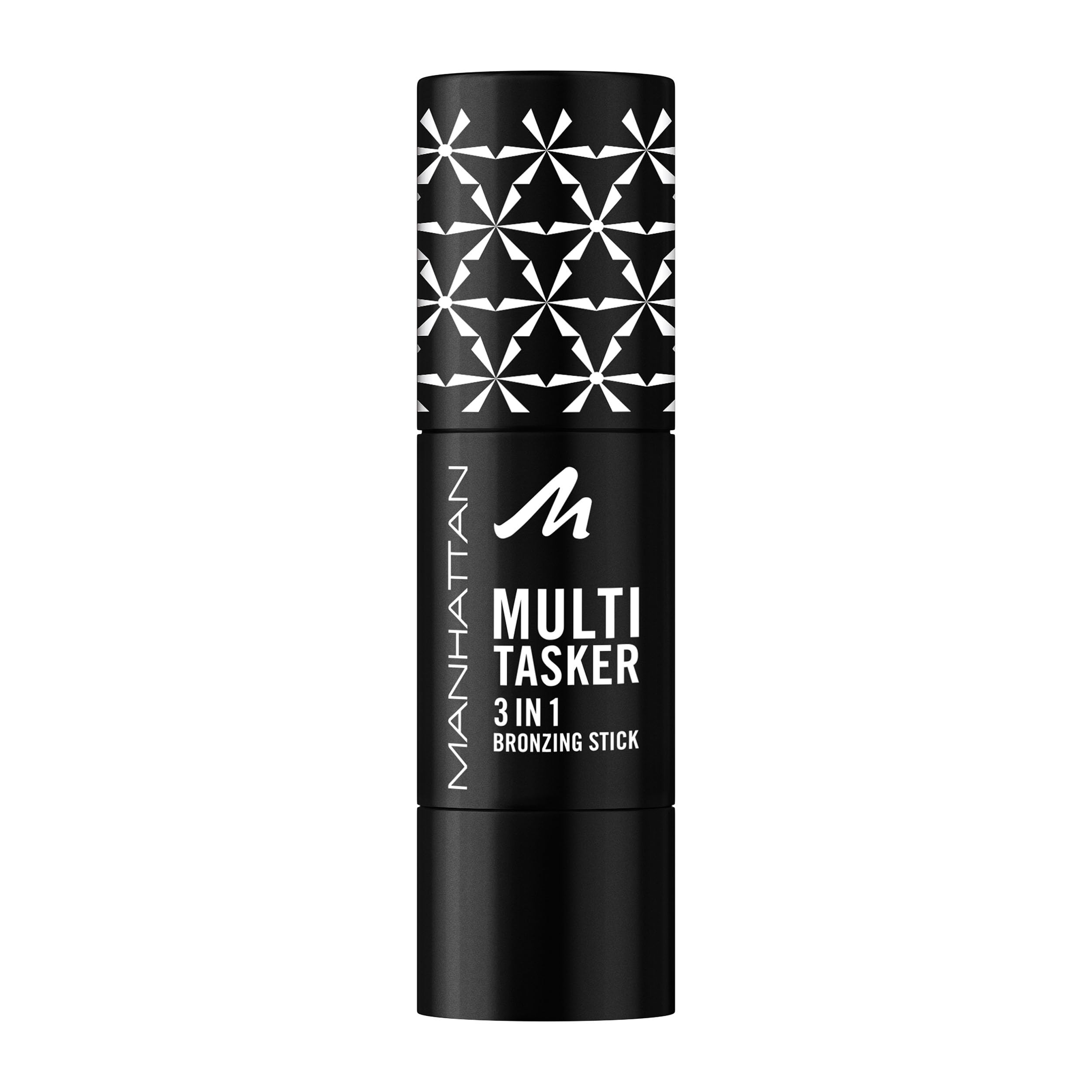 Manhattan Multi-Tasker 3-In-1 Bronzing Stick, cremiger Bronzer mit lichtreflektierenden Pigmenten, warm-schimmerndes Finish, vegane Formel, 4,5 g, Fb. 001, Light