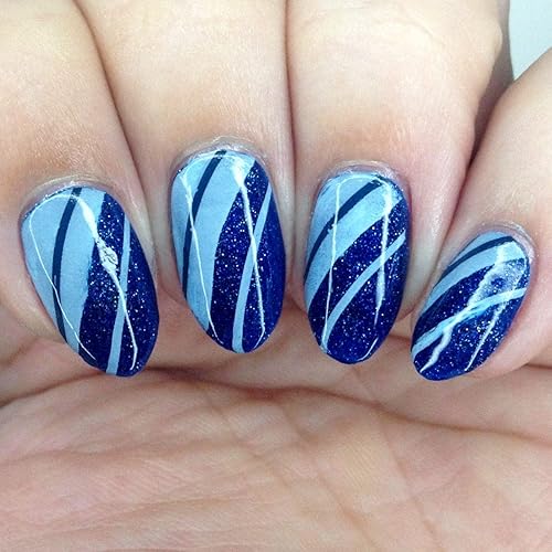 Miniatura 3 de Maniology Placa de estampado de uñas French Connection, diseños de uñas de punta francesa, manicura clásica y simple