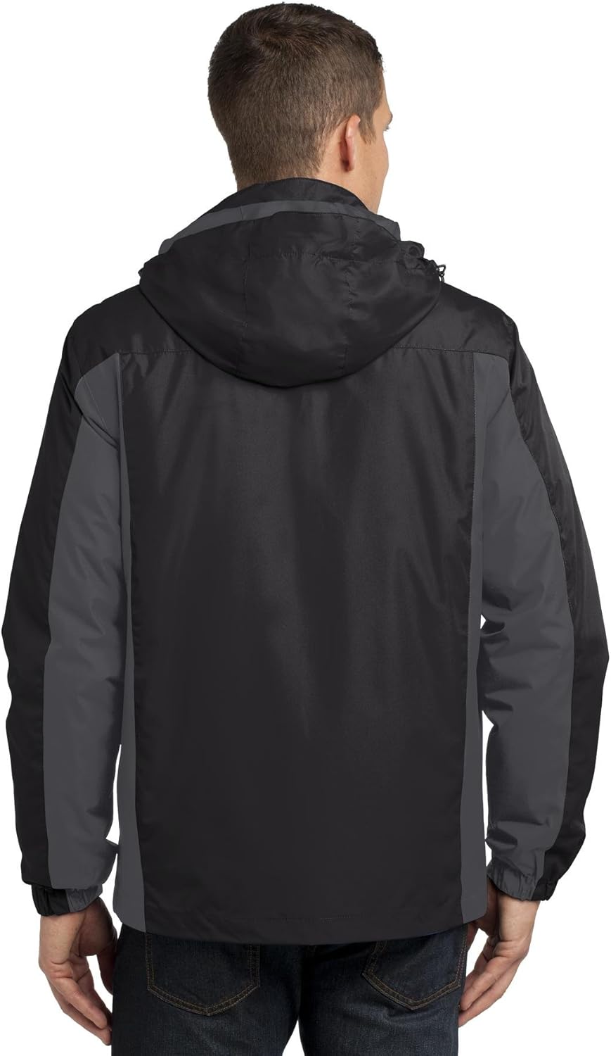Port Authority Colorblock 3-in-1 Jacket. J321, Black/Magnet/Signal Red, 3X-Large - Image 2