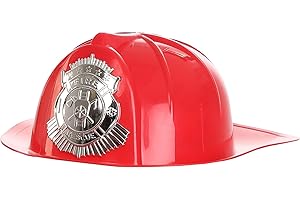 Deluxe Fireman's Helmet: The Ultimate Head Protector for Valiant Firefighters and Costume Enthusiasts