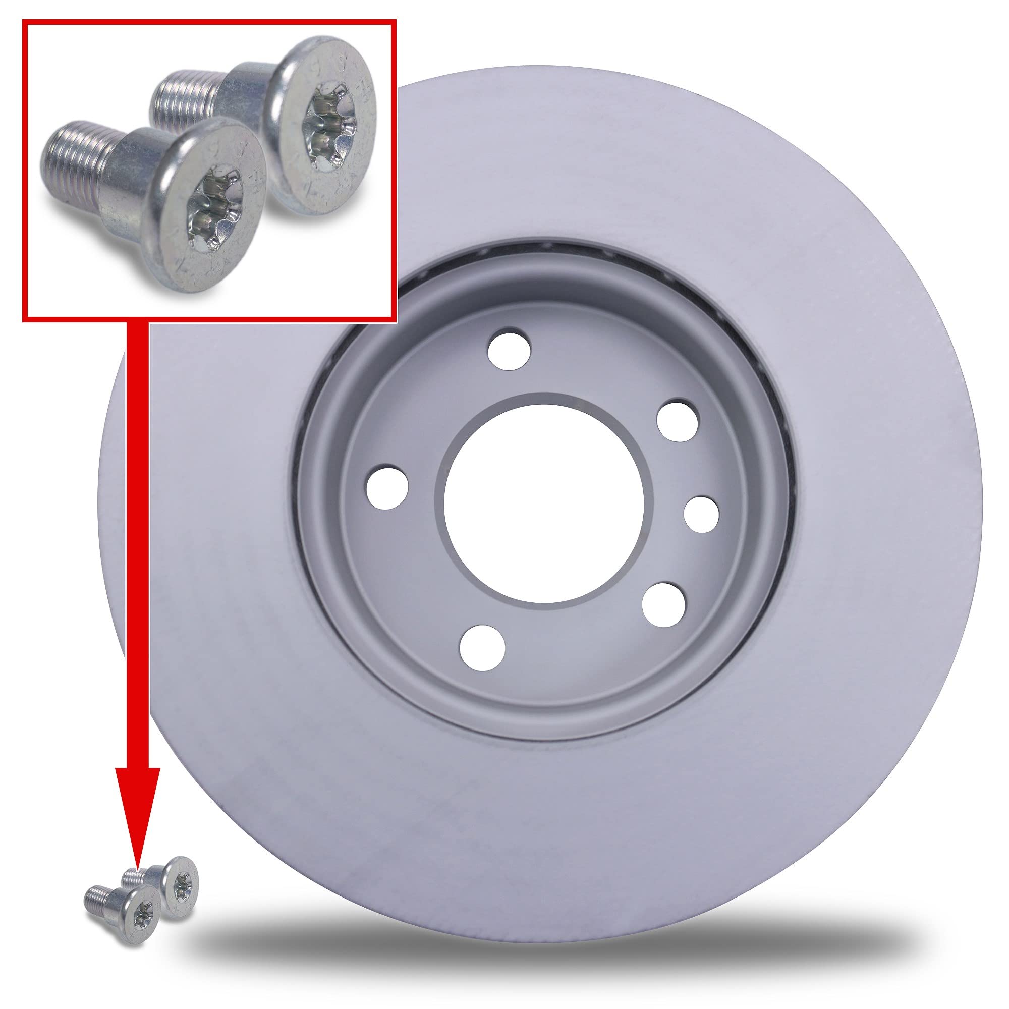 ATE Bremsenset Vorderachse inkl. Bremsscheiben vorne Ø 308 mm belüftet und Bremsbeläge vorne + Warnkontakt Kompatibel mit VW MULTIVAN T5, T6, TRANSPORTER T5 + T6