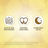 Vista 6 de HealthA2Z® Senna Laxative 300 Count Sennosides 8.6mg Natural Vegetable Laxative Ingredients Overnight Relief Bowel Movement Relief