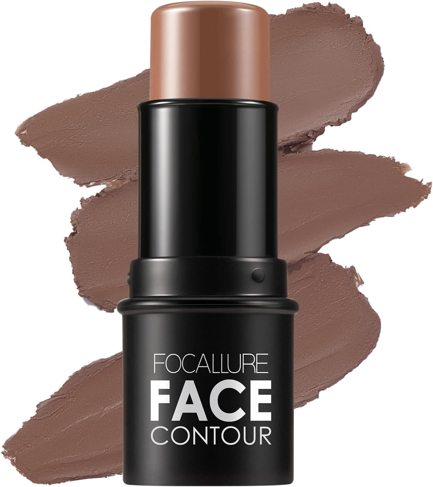 FOCALLURECream Contour Stick, Matte Bronzer Stick, Professional Face Shaping & Contouring Stick Makeup, Easy to Apply with Buildable Coverage, Long Lasting & Sweatproof, CIDER