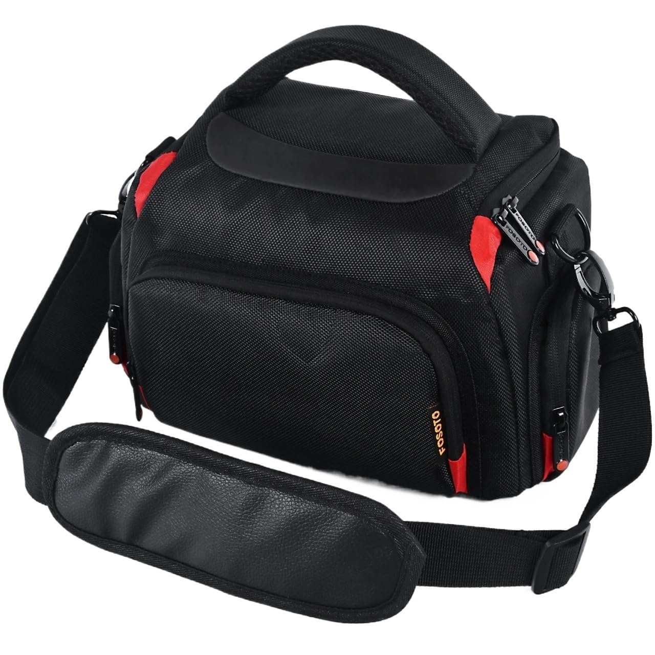 Borsa Reflex Borsa for fotocamera DSLR professionale alla moda a tracolla digitale impermeabile Custodia for videocamera(L)
