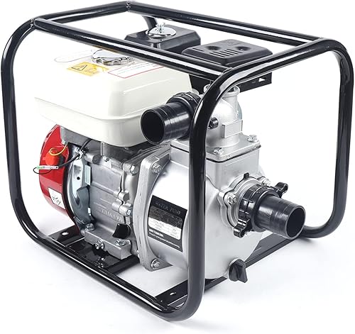 Miniatura 5 de Bomba de transferencia de agua de 6.5 HP, bomba de agua de gasolina de 2 "210 CC Caudal máximo 36 m H - Altura máxima de elevación 91.9 ft92 pies