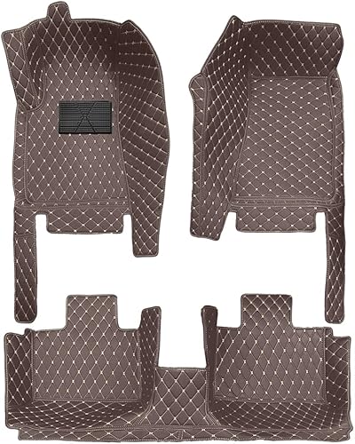 Miniatura 14 de Alfombrillas de automóvil aptas para XC40 2018, 2019, 2020, cobertura completa, protección para todo tipo de clima, forros de cuero antideslizante