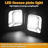 Vista 2 de Luz LED para placa de matrícula compatible con Dodge Ram 1500 2500 3500 2003-2018, accesorios de luces de matrícula, montaje de repuesto