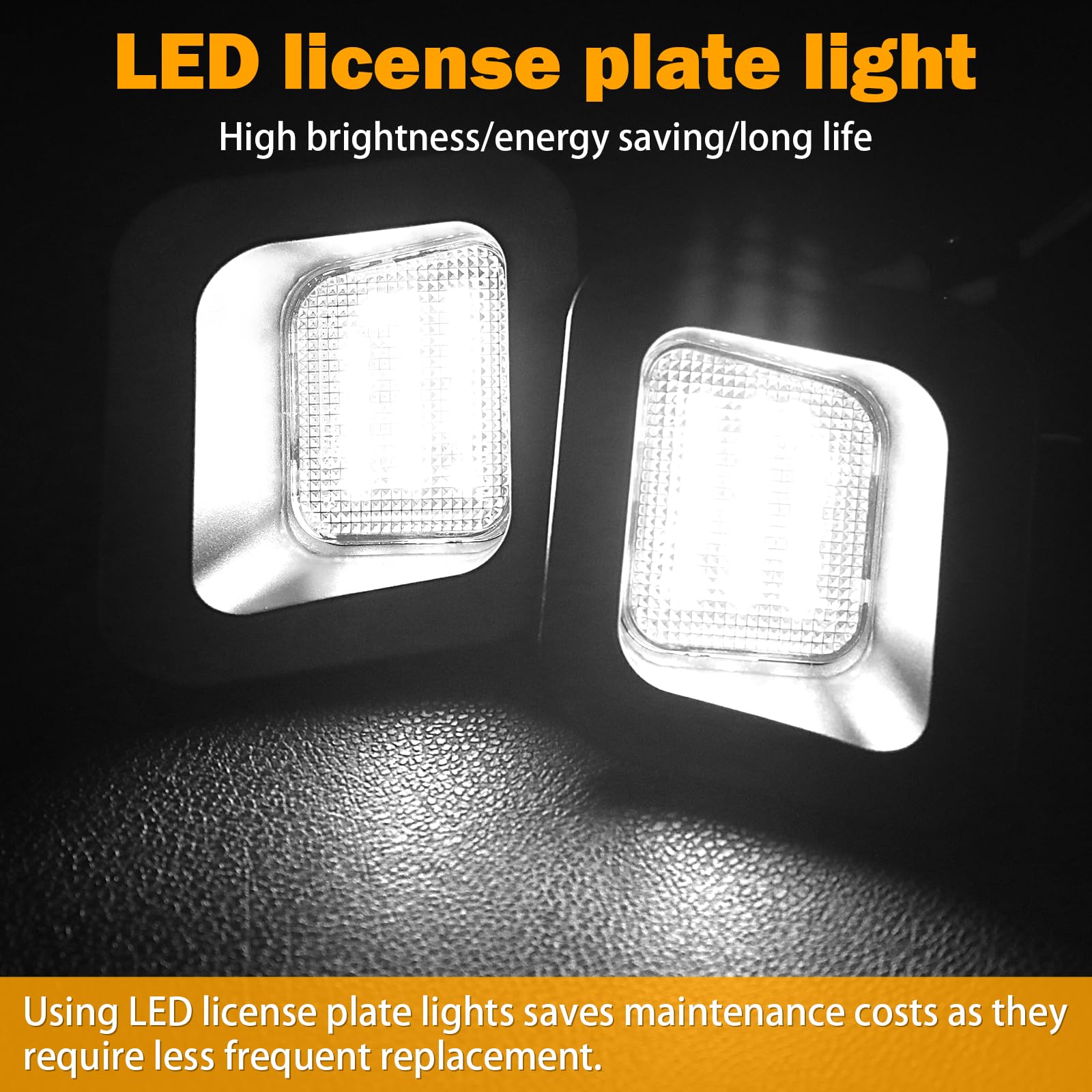 LED License Plate Light Compatible with - Key Features