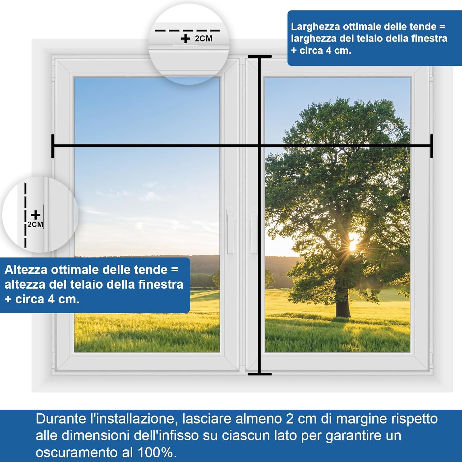 BKSAI Magnetico Tenda Oscurante da Interno per Finestre Tende Oscuranti Tessuto Tendine Oscuranti Finestre Portatile solare e Senza Forare | 200x145 cm Tende Oscuranti Tessuto Senza Forare Tendine Oscuranti Finestre Portatile 100% Oscurante per Finestre e