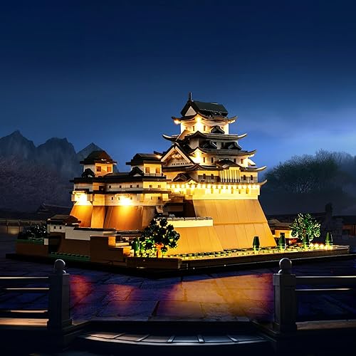 Miniatura 4 de Kit de luz LED mejorado para Lego Architecture Landmarks Collection Himeji Castle Building Set, Compatible con Lego 21060 (Modelo no incluido)