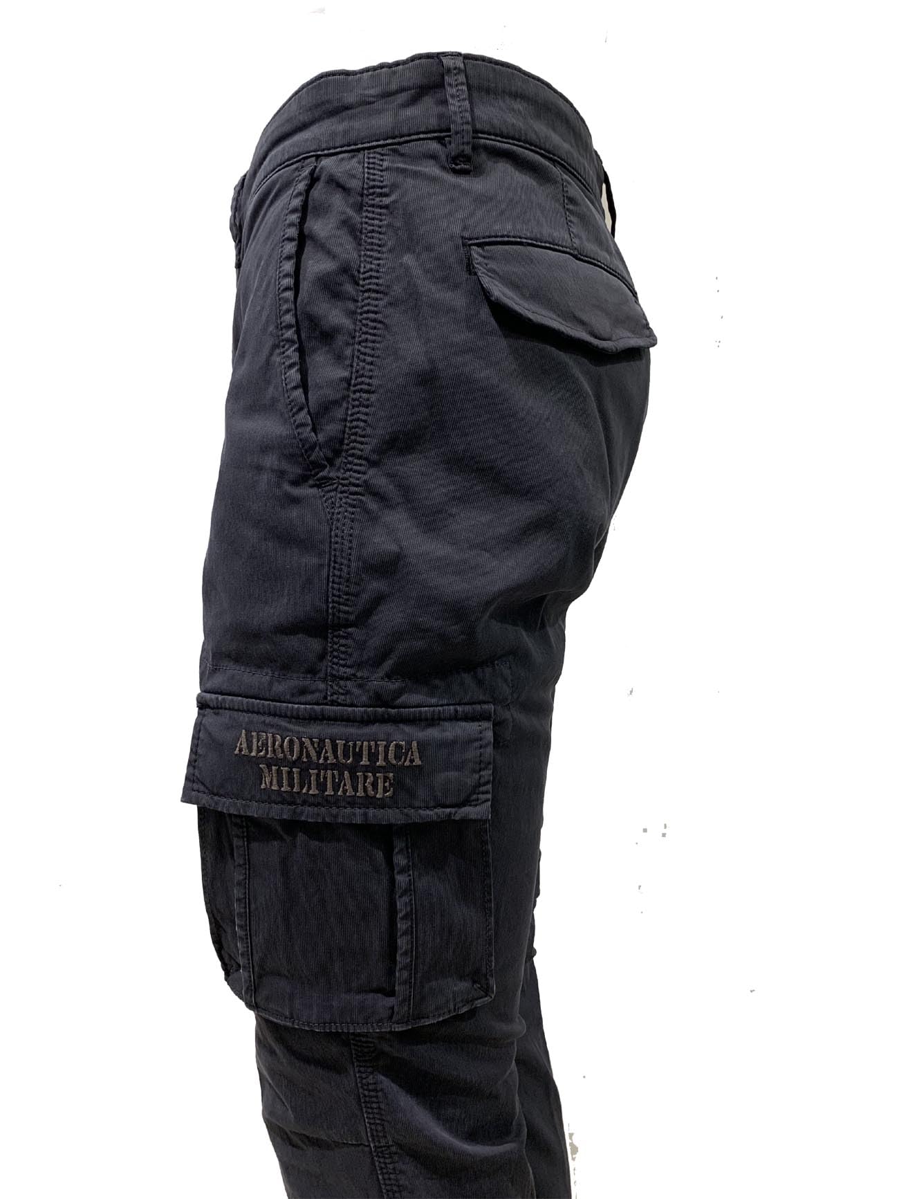 Aeronautica Militare Pantalone PA1329CT, da Uomo, Cargo, Bermuda, Felpa