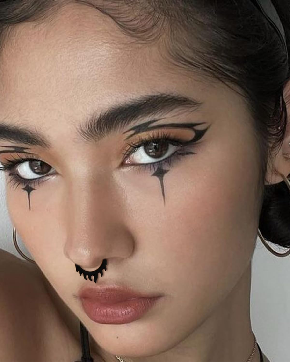 COCHARM G23 Solid Titanium Septum Rings 16G Indian Setpum Jewelry Helix Daith Earrings for Women Men Helix Daith Piercing Jewelry Surgical Steel - Image 2