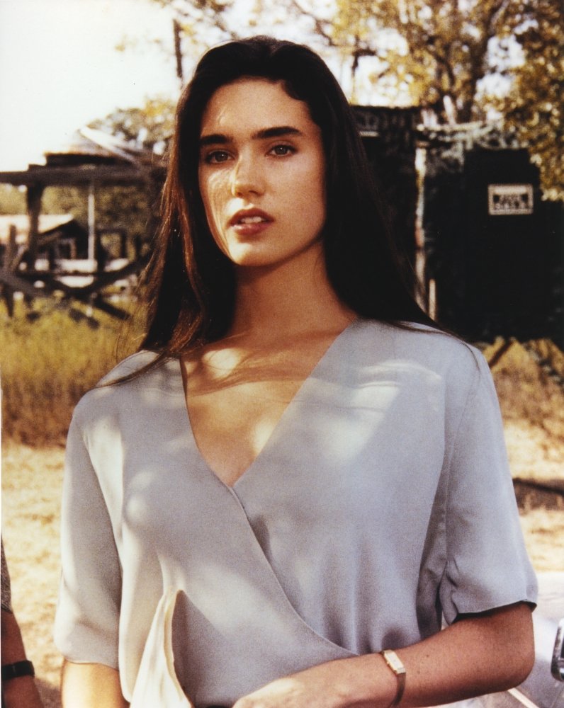 Amazon.com: Jennifer Connelly in Gray Short Sleeve Linen Dress and Wrist  Watch Photo Print (8 x 10): Posters & Prints