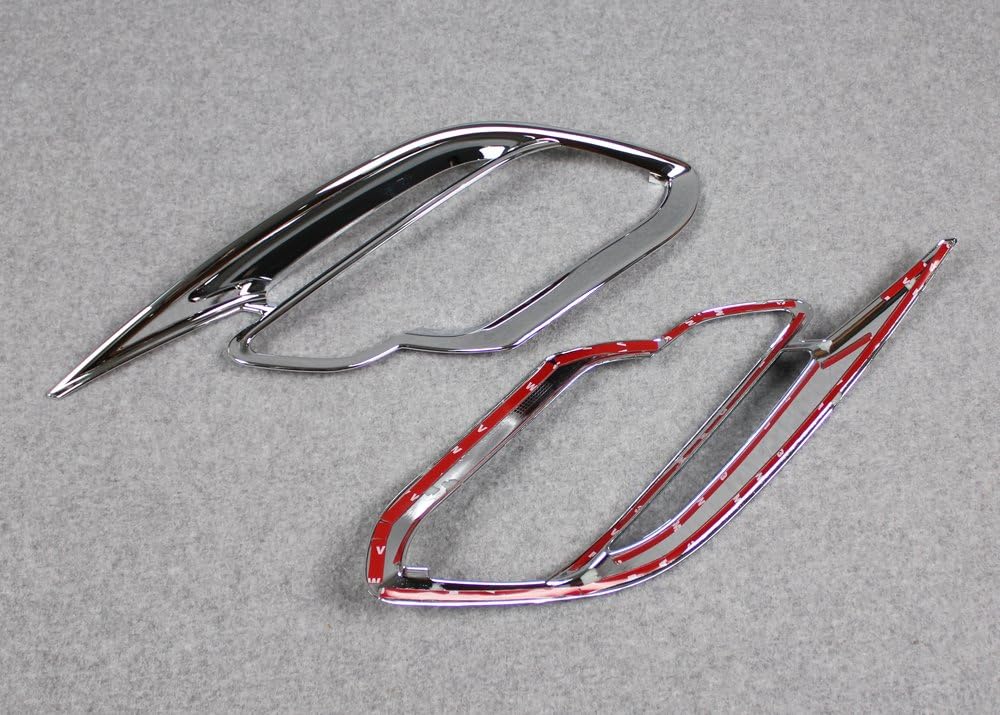Beautost For Mazda CX-9 CX9 2017 2018 2019 2020 2021 2022 2023 Chrome Rear Fog Light Lamp Cover Trim