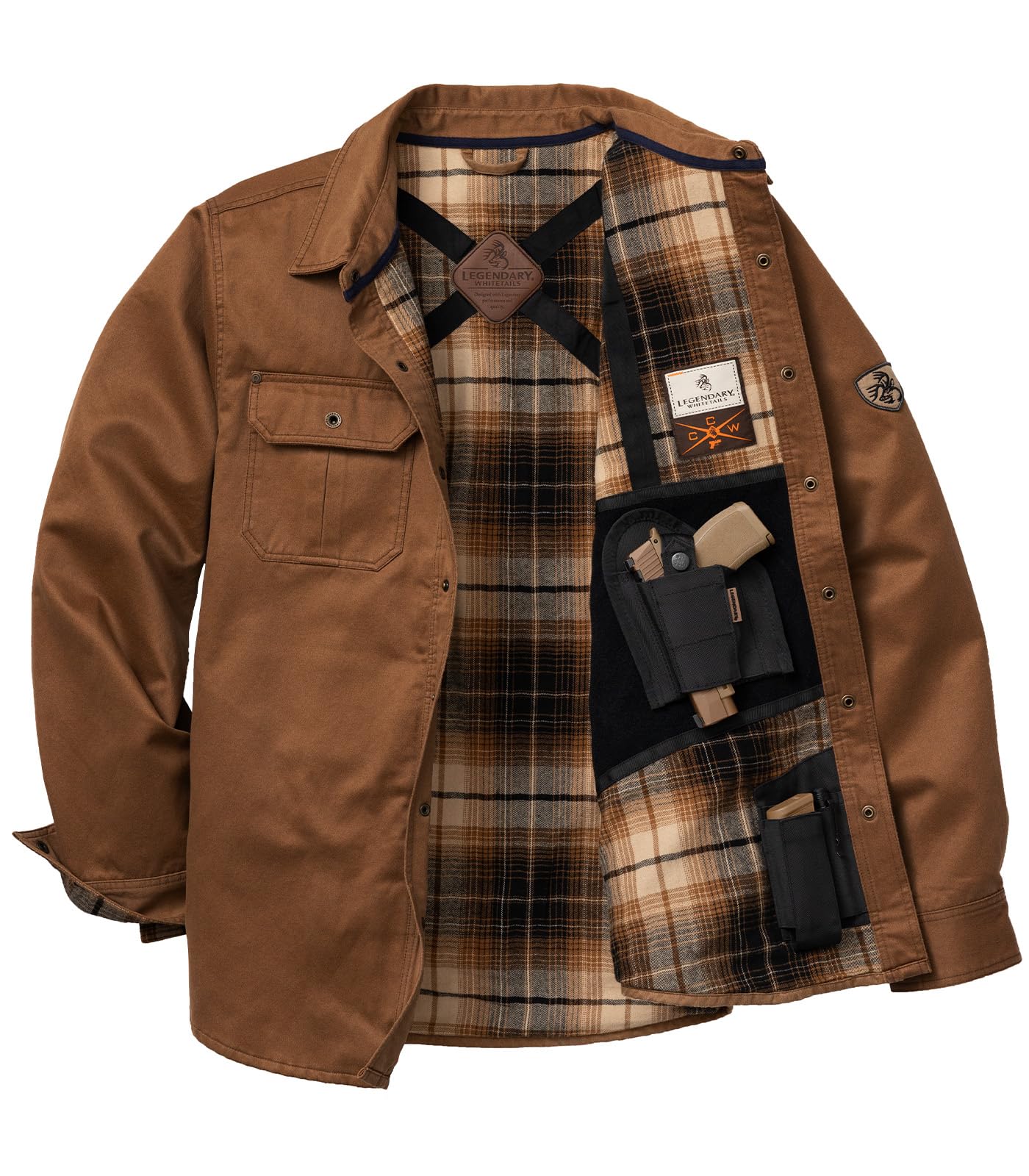 Legendary Whitetails Men's Conceal Carry Shirt Jacket