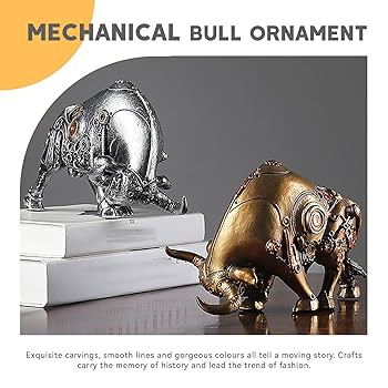 金属製 牛に乗る人物像 約30cm 金属製 牛に乗る人物像