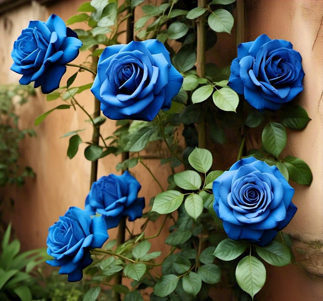 NooElec Seeds India Blue Climbing Rose Flower Seeds. 20 Seeds Eco Pack - Creepers Flower Seeds