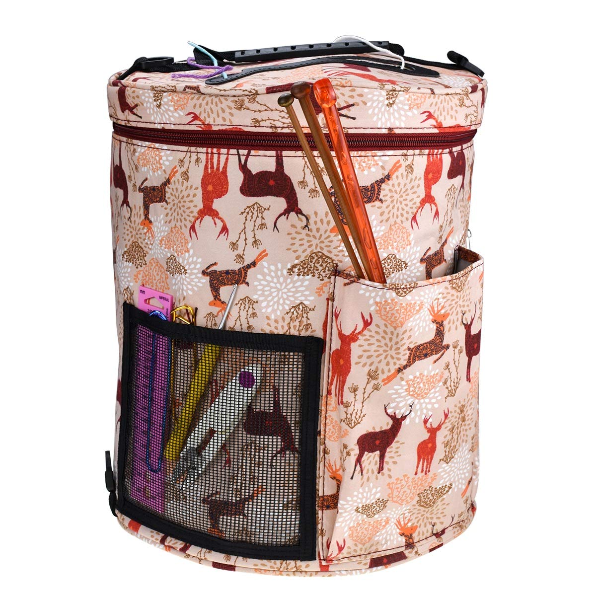 Set Crochets à Tricoter 101pcs Crochet crochets Set avec du fil sac de rangement femme Aiguilles à tricoter Crochet Fournitures de couture Trousse d'outils de bricolage maison ( Color : Model 8 )