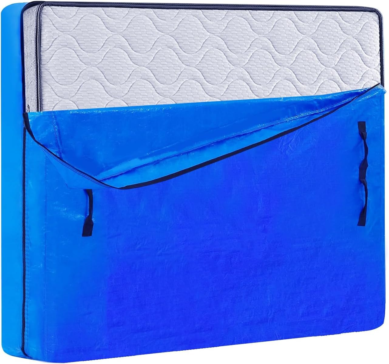 Storystore Mattress Bag, Double Size Mattress Cover for Moving and Storage Mattress Bags with 8 Sturdy Handles, Waterproof Mattress Protector Cover for Carrying Household (196x145x38cm)