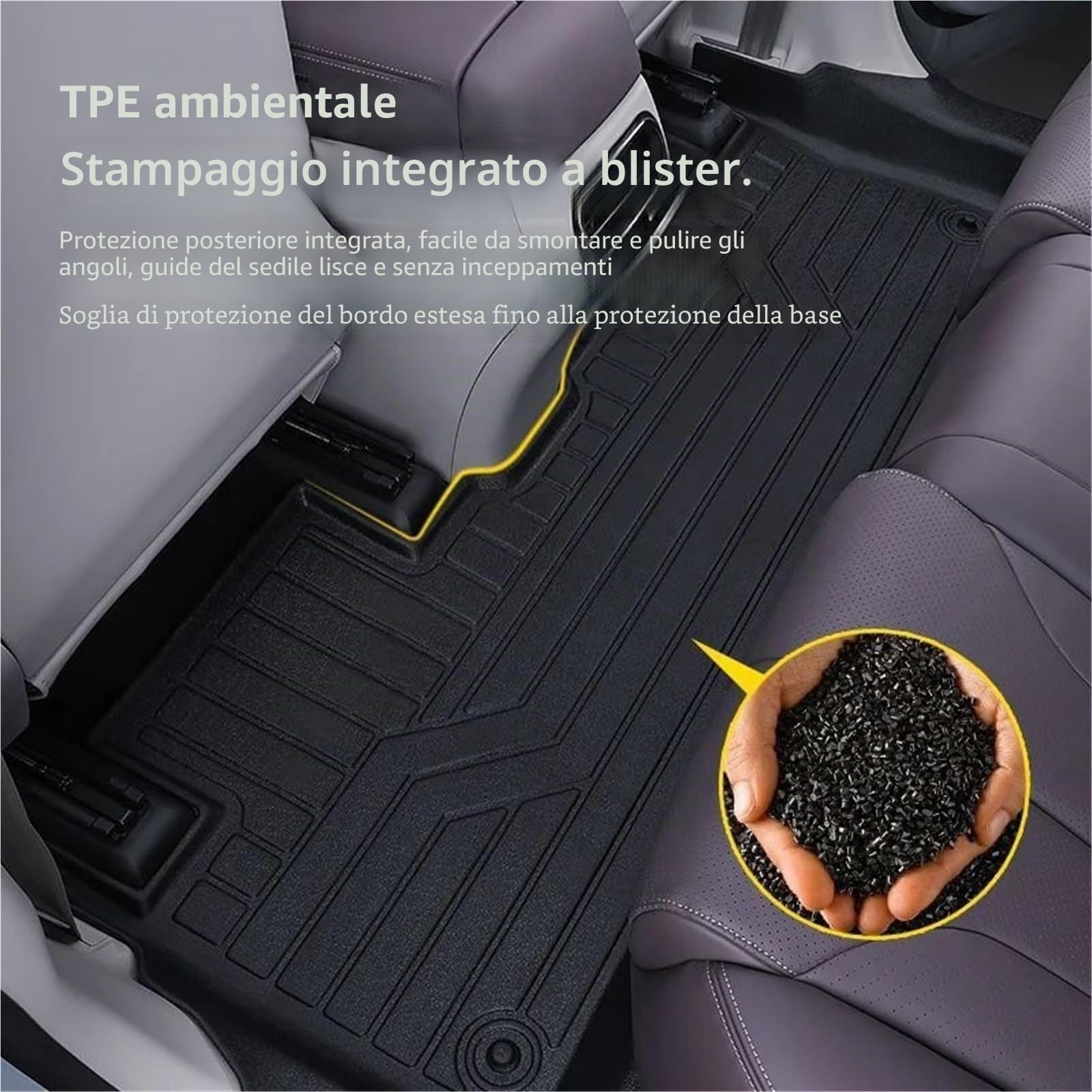Tappetini In Moquette Per Xcite X-7 DR 6.0 2022 2023 2024 2025 2026 Tappetini Auto In TPE(Fuel Version)