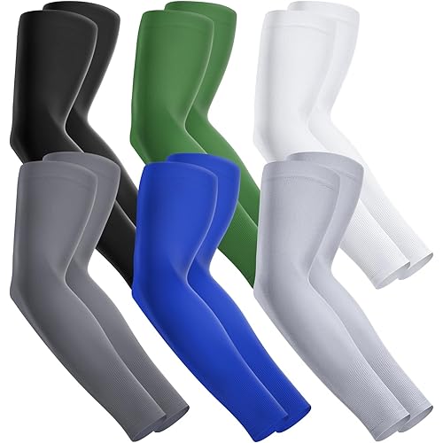 Fivali Arm Sleeves for Men Women: Cooling Arm Compression Sleeve Youth Sports
