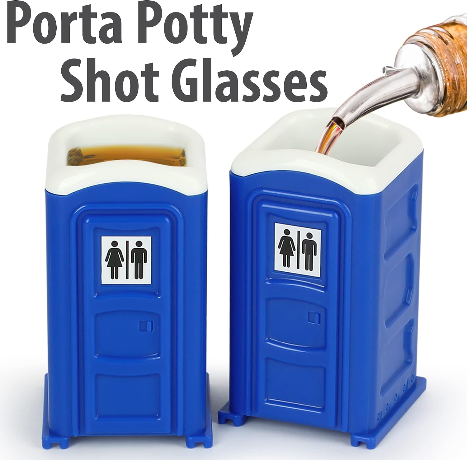 Funwares The Ultimate Gag Gift Bundle - Porta Potty Shot Glass and Poop Timer image 4