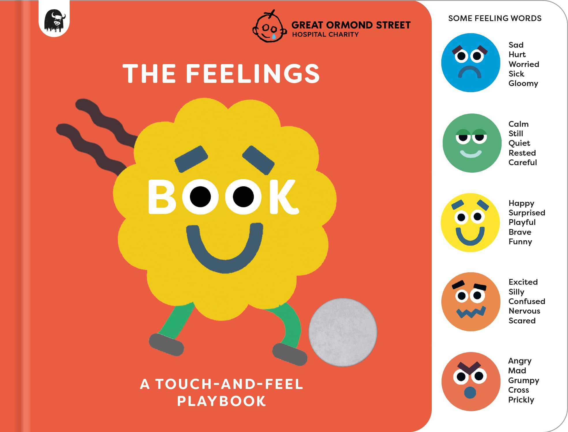 Happy Yak The Feelings Book - Touch-and-Feel Emotions Board book