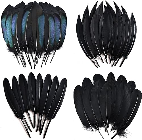 Miniatura 8 de THARAHT 24 plumas de chinchilla gris natural a granel de 6 a 8 pulgadas, 15 a 7.9in para manualidades, proyectos de colección, decoración de boda,