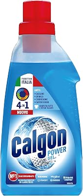 Calgon Power Gel Anticalcare Lavatrice 4 in 1, Anticalcare per Lavatrici, Additivo Anticalcare per Capi Morbidi, 1 Confezione da 750ml di Additivo per una Protezione da Calcare e Corrosione