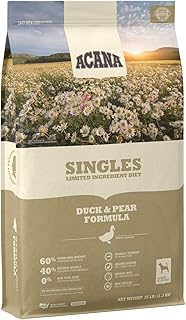 ACANA Singles Limited Ingredient Dry Dog Food, Duck & Pear, Biologically Appropriate & Grain Free