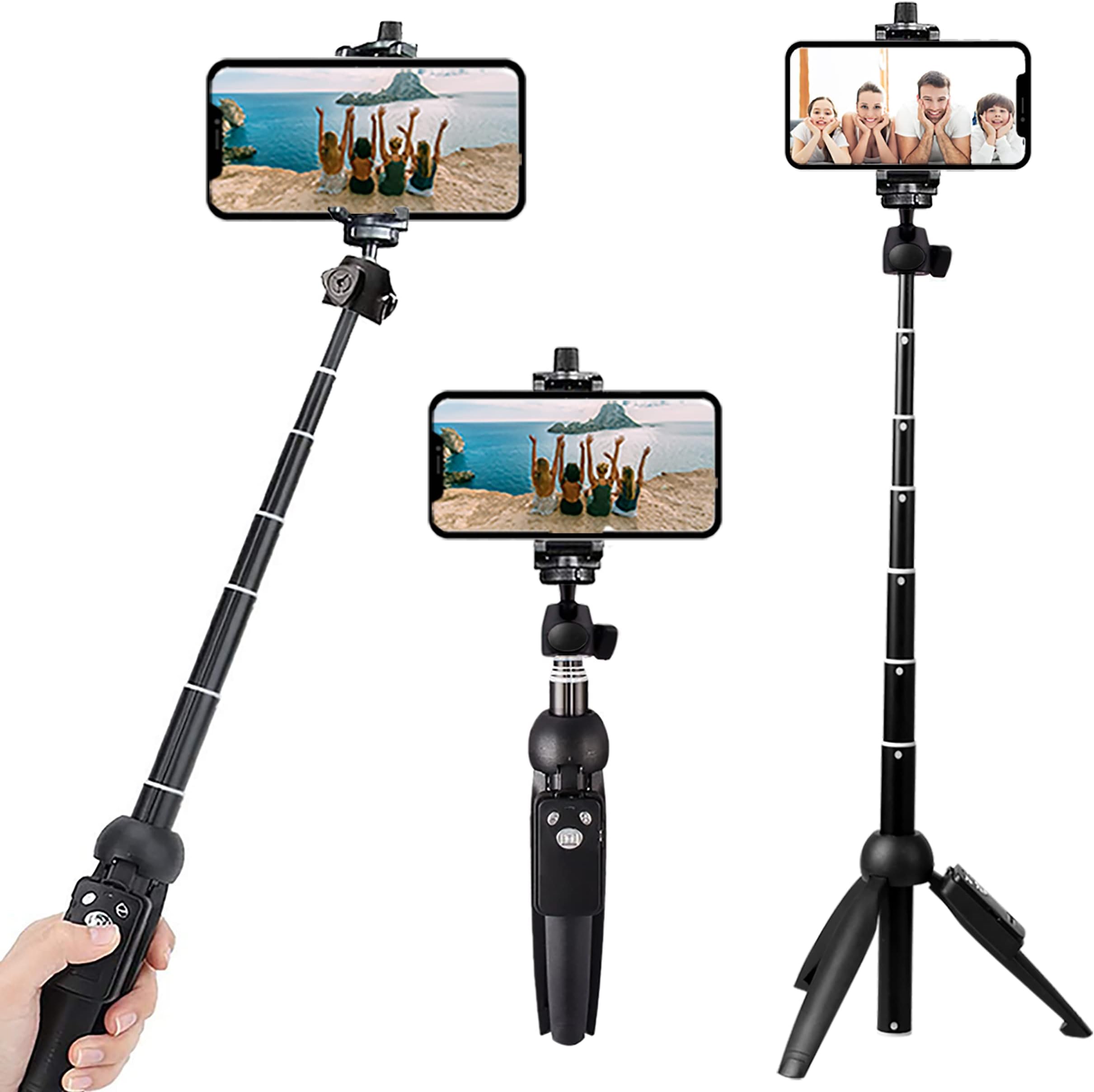 bluehorn Selfie stick Portable 40 Inch Aluminum Alloy